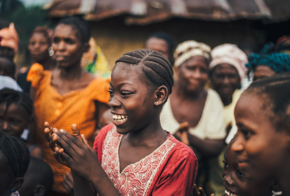 group of people smiling