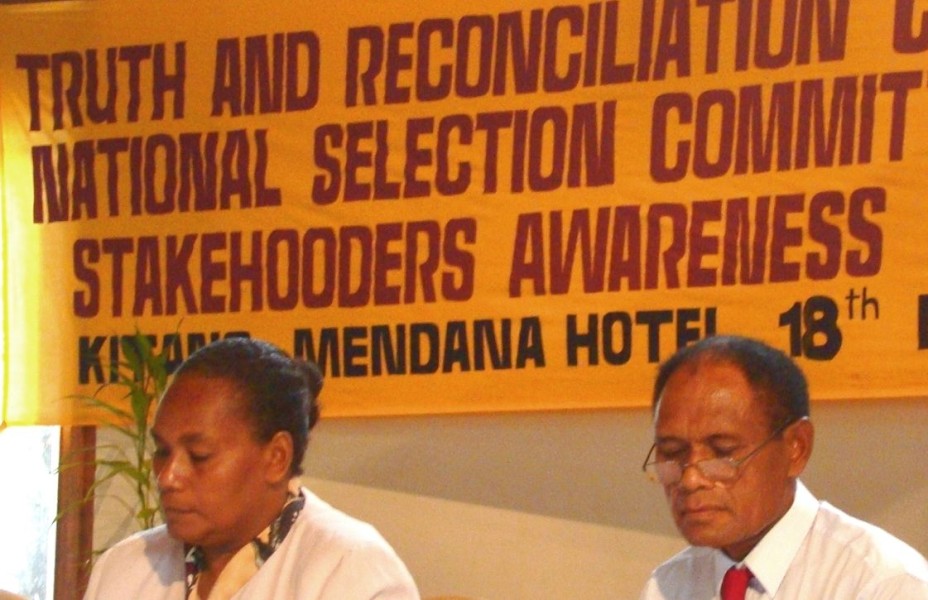 Imagen de un taller de sensibilización de las partes interesadas en la Comisión de la Verdad y la Reconciliación de las Islas Salomón