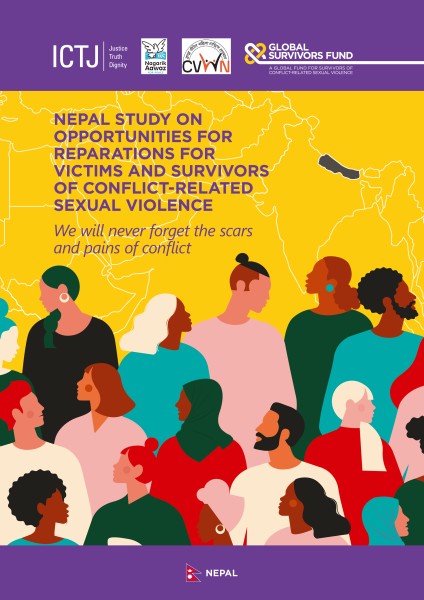 Cover of the report on Nepal We Will Never Forget the Scars and Pains of Conflict