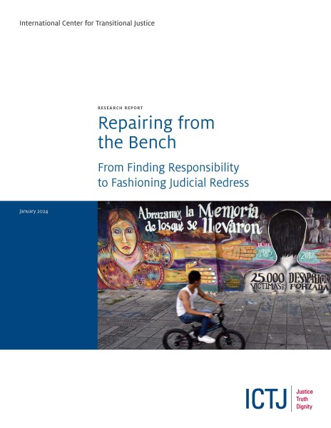 Cover of Report Repairing from the Bench From Finding Responsibility to Fashioning Judicial Redress