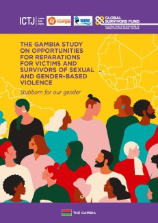 Cover of the report on SGBV in The Gambia.